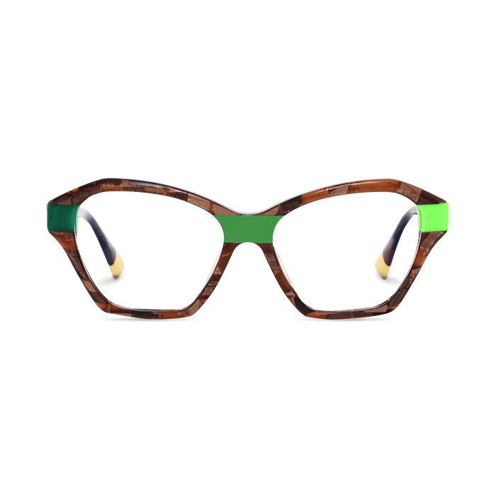 Eydology Kori Pearlescent Brown Glasses 1