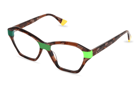 Eydology Kori Pearlescent Brown Glasses 2