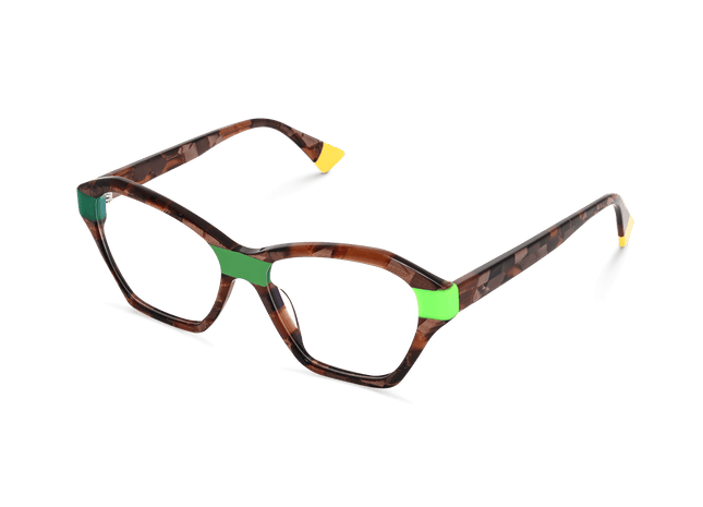 Eydology Kori Pearlescent Brown Glasses 2