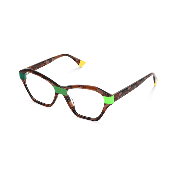 Eydology Kori Pearlescent Brown Glasses 2