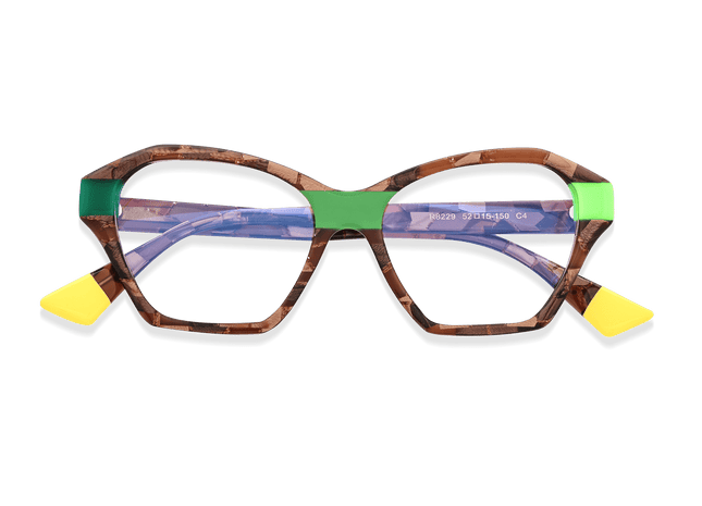 Eydology Kori Pearlescent Brown Glasses 3