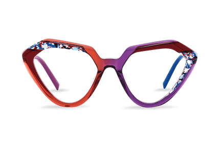 Eydology Kynlee Crystal Red Eyewear 1