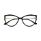 Eydology Kyra Black/Gold Glasses 1
