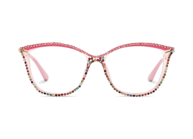 Eydology Lachlan Baby Pink Glasses 2