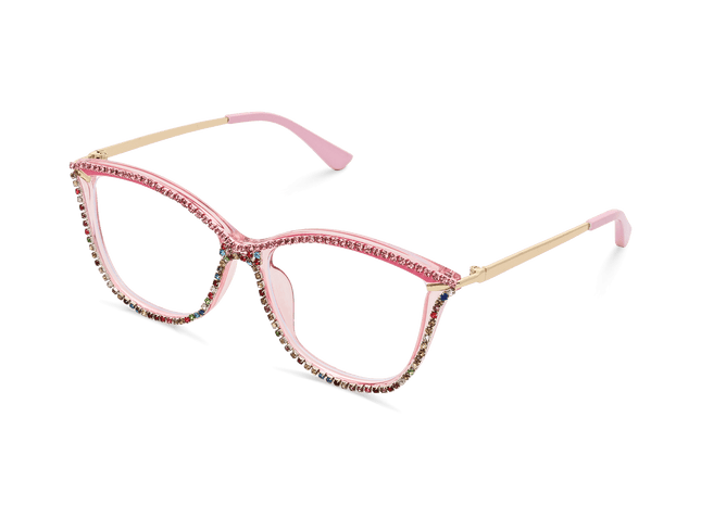 Eydology Lachlan Baby Pink Glasses 5