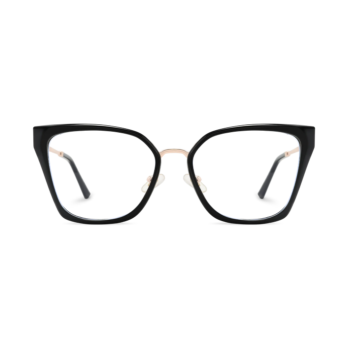 Eydology Lainey Gold/Black Glasses 2
