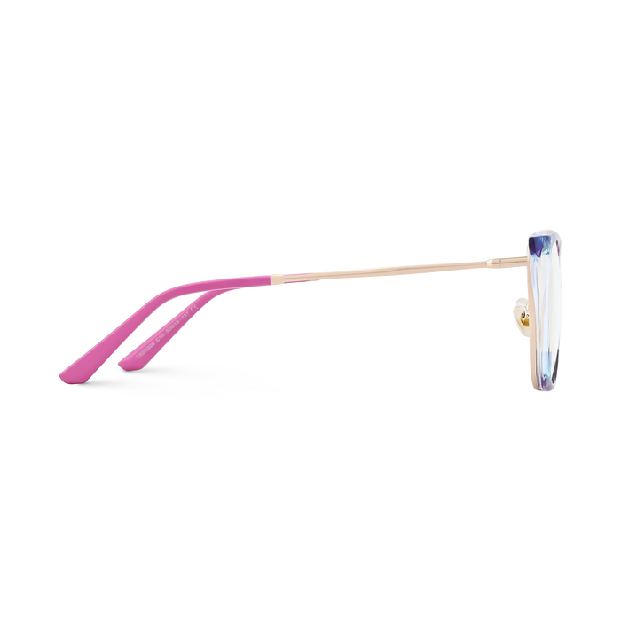 Eydology Lainey Gold/Blue Purple Glasses 4