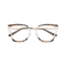 Eydology Lainey Gold/Brown Stripes Glasses 1