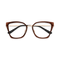 Eydology Lainey Gold/Crystal Brown Glasses 1