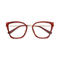 Eydology Lainey Gold/Crystal Red Glasses 1