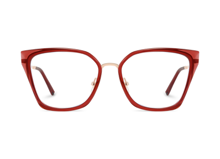 Eydology Lainey Gold/Crystal Red Glasses 2
