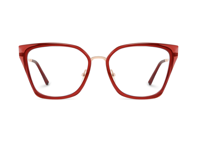 Eydology Lainey Gold/Crystal Red Glasses 2