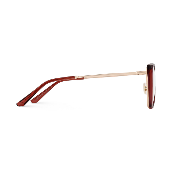 Eydology Lainey Gold/Crystal Red Glasses 3