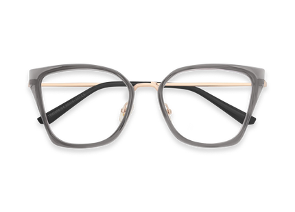 Eydology Lainey Gold/Grey Glasses 1