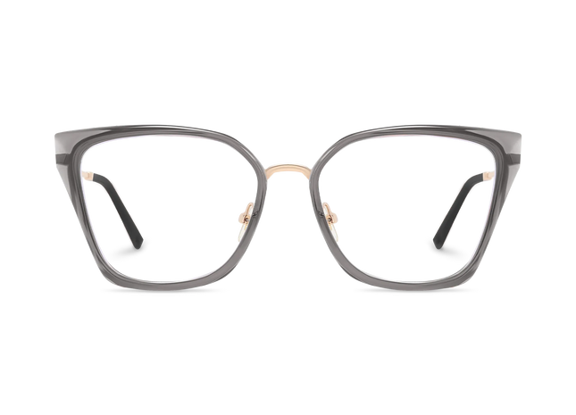 Eydology Lainey Gold/Grey Glasses 2