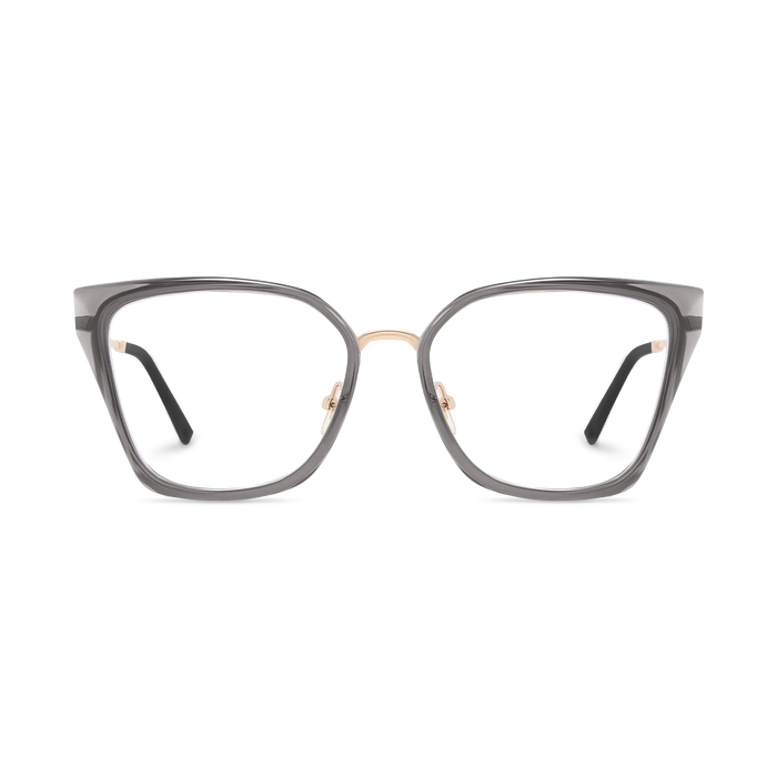 Eydology Lainey Gold/Grey Glasses 2