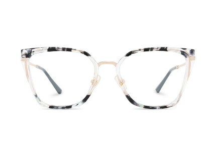 Eydology Lainey Gold/Grey Stripes Glasses 2
