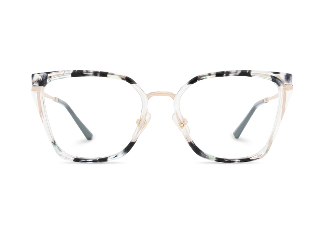 Eydology Lainey Gold/Grey Stripes Glasses 2