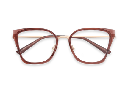 Eydology Lainey Gold/Pink Glasses 1