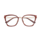 Eydology Lainey Gold/Pink Glasses 1