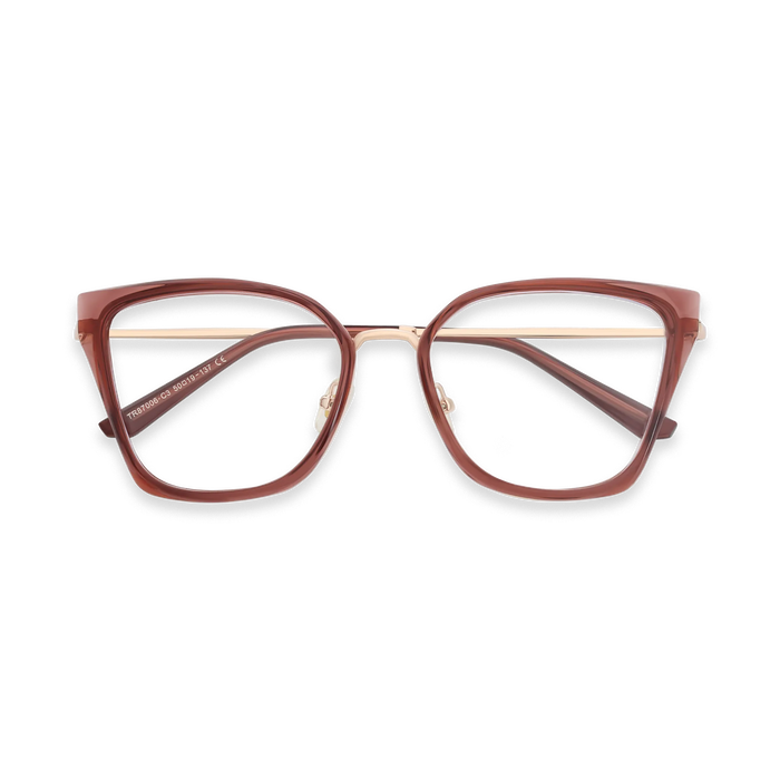 Eydology Lainey Gold/Pink Glasses 1
