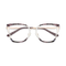 Eydology Lainey Gold/Purple Stripes Glasses 1