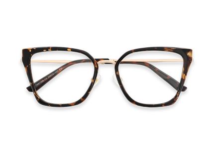 Eydology Lainey Gold/Tortoise Glasses 1