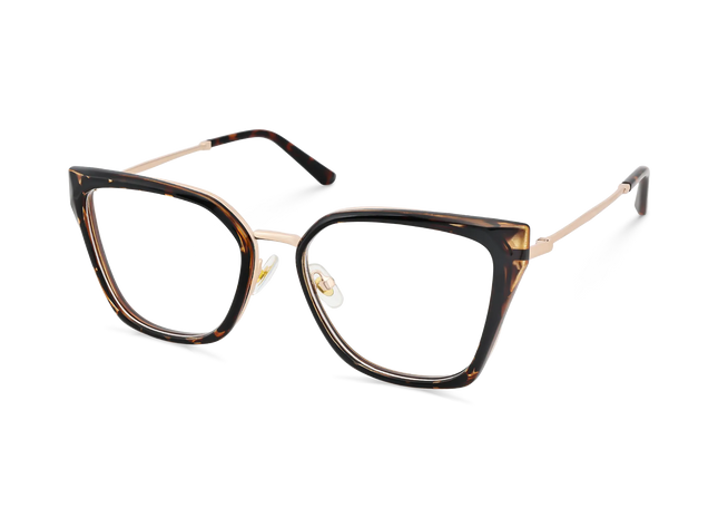 Eydology Lainey Gold/Tortoise Glasses 3