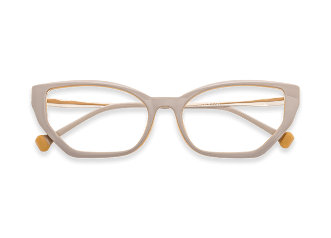 Eydology Lan Grey Yellow inside/Light Gold Glasses 1