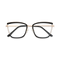 Eydology Lane Gold/Black Square Women's Glasses 1