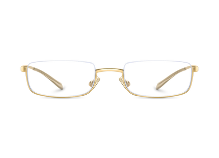 Eydology Layla Gold Semi-Rimless Glasses 2