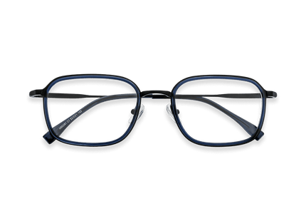 Eydology Layton Dark Blue/Black Glasses 1