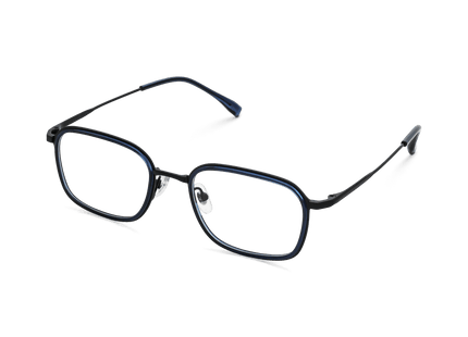 Eydology Layton Dark Blue/Black Glasses 3