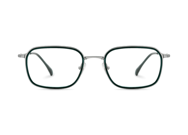 Eydology Layton Dark Green/Gun Glasses 2