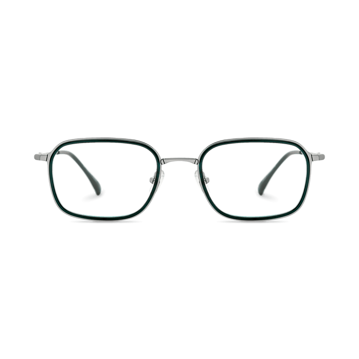 Eydology Layton Dark Green/Gun Glasses 2