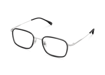 Eydology Layton Dark Grey/Chrome Glasses 3