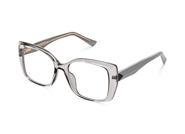 Eydology Leif Transparent Grey Glasses 3