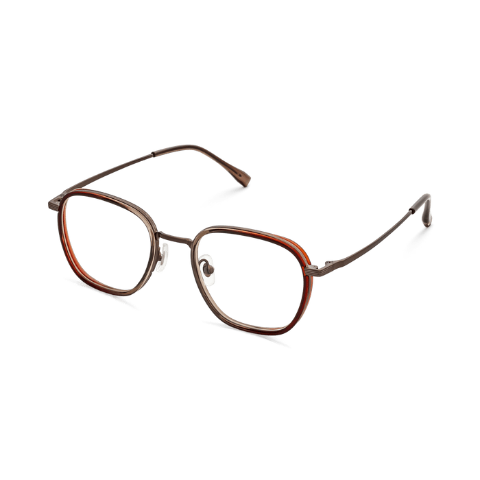 Eydology Leighton Trans Orange/Brown Glasses 3