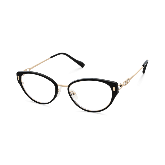 Eydology Leilani Black/Gold Glasses 3