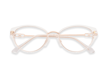 Eydology Leilani Clear/Rose Gold Glasses 1