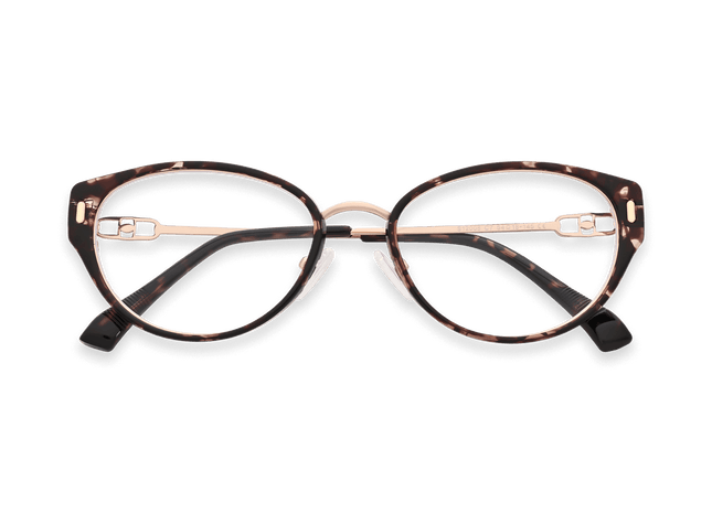 Eydology Leilani Pink Tortoise/Rose Gold Glasses 1