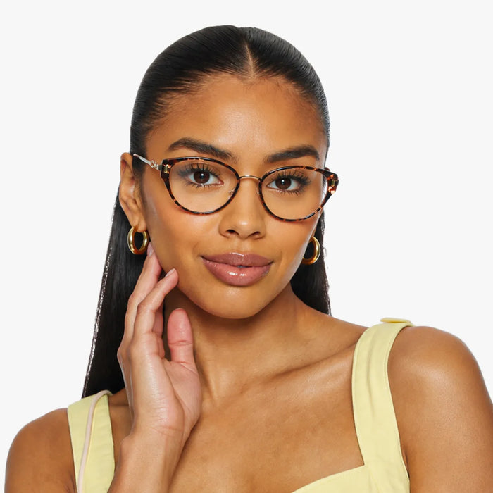 Eydology Leilani Pink Tortoise/Rose Gold Glasses 3