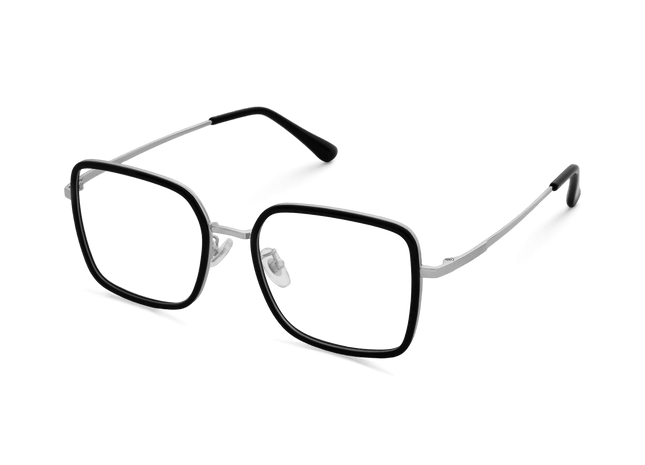 Eydology Leonel Black/Chrome Eyewear 2