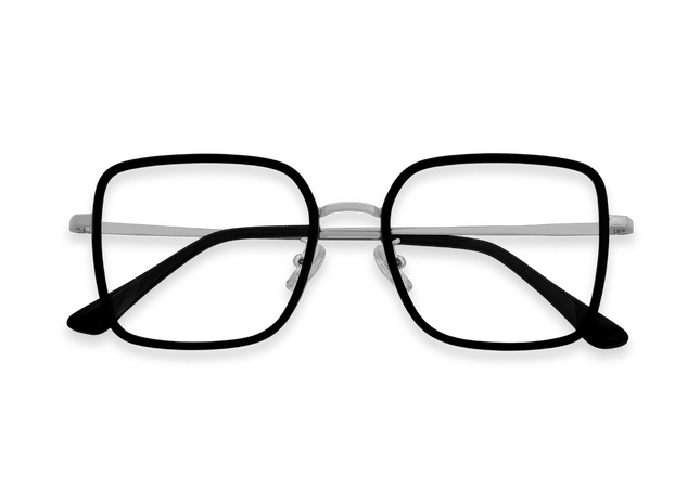 Eydology Leonel Black/Chrome Eyewear 3