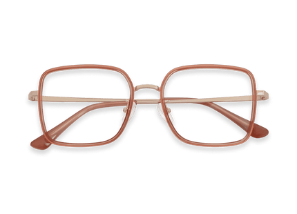 Eydology Leonel Orange Pink/Rose Gold Eyewear 3