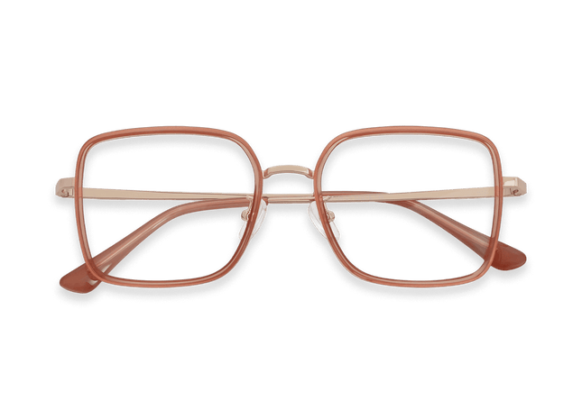 Eydology Leonel Orange Pink/Rose Gold Eyewear 3