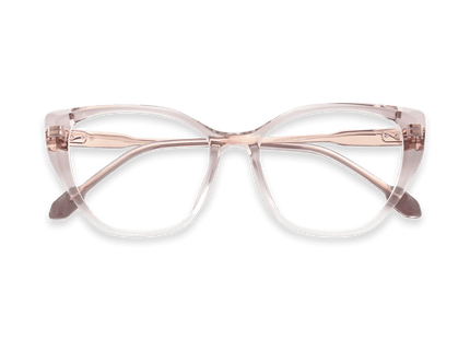 Eydology Lina Gradient Purple Pink/Rose Gold Glasses 1
