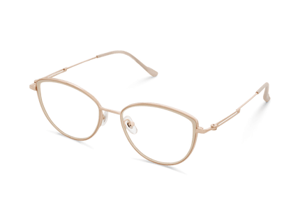 Eydology Livia Beige/Rose Gold Glasses 3