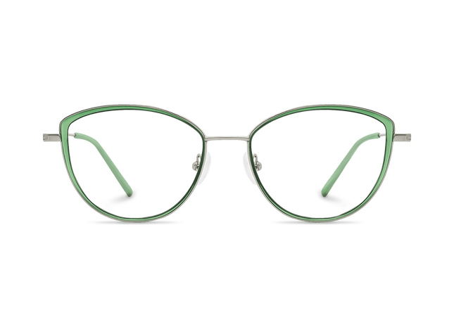 Eydology Livia Clear Green/Light Gun Glasses 2