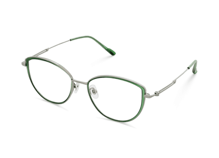 Eydology Livia Clear Green/Light Gun Glasses 3